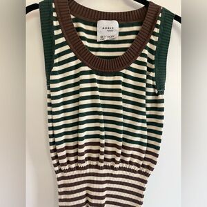 Arkis Punto striped cotton vest in size 8